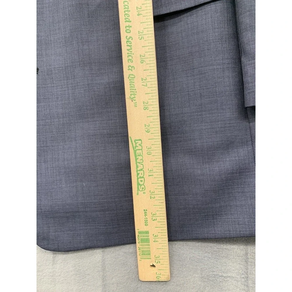 Alberto Celini Blazer 44L Men Single Breasted Gray Modern Contemporary Church